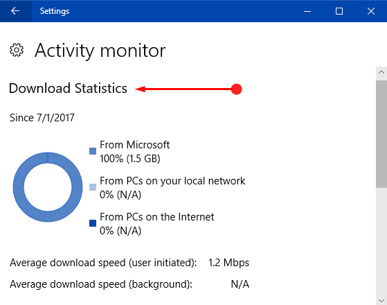 Windows Update Activity Monitor to See Upload and Download Statistics Pics 5