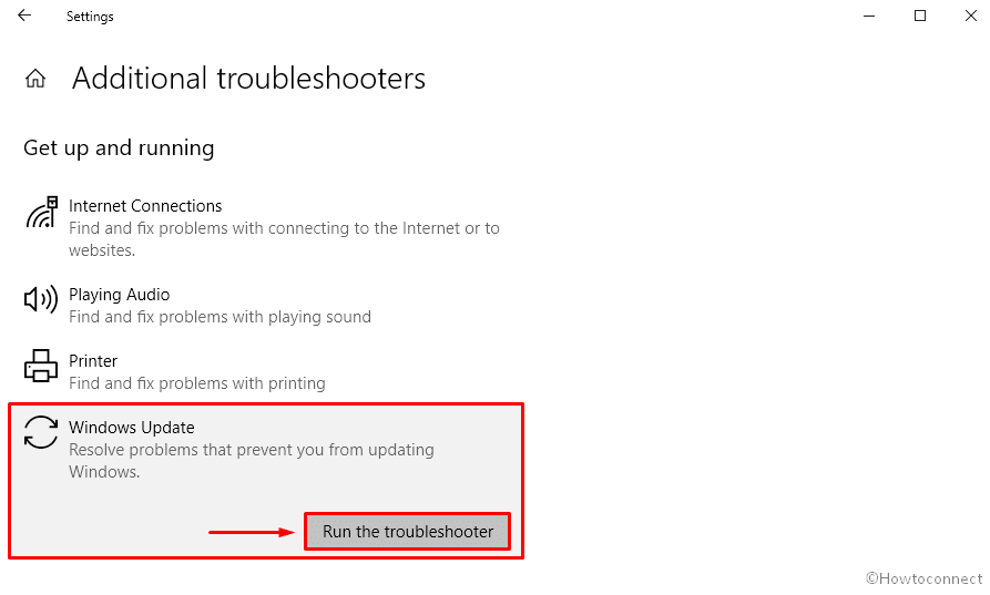 Windows Update Error 0x8007012f - Run troubleshooter