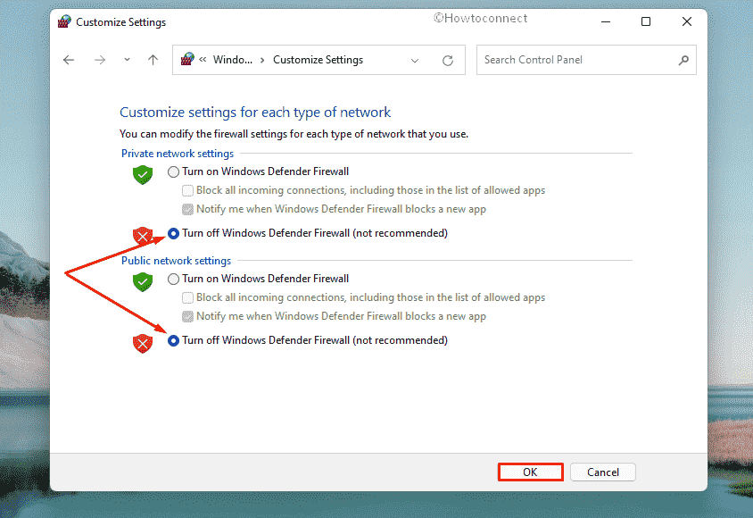 Windows update error 80072ee2 - Disable Firewall