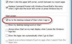 Windows 8.1 boot to desktop