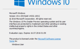 Windows 10 Insider Preview Build 14332