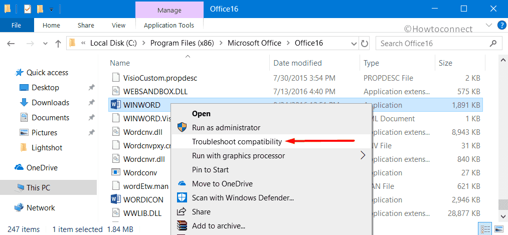 Winword.exe High CPU Usage Pic 3