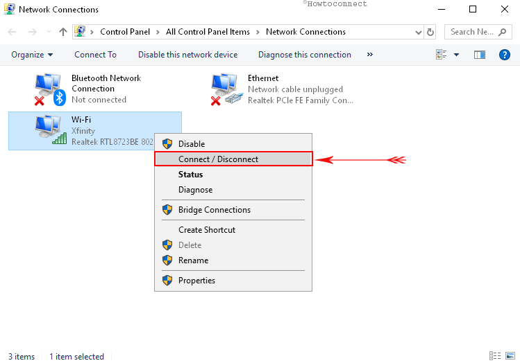 XFINITY Free WiFi How to Connect in Windows 10 image 7