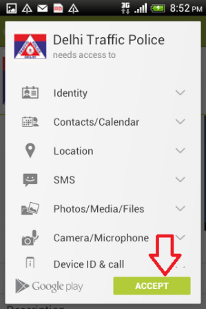 accept terms and conditions