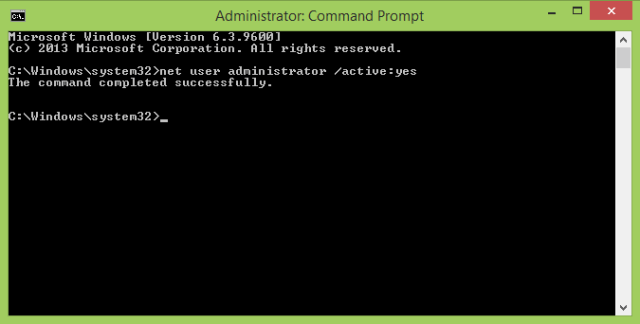 active hidden account command