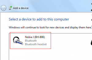 Add bluetooth device add bluetooth device