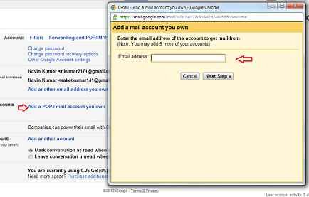 add pop3 mail account add pop3 mail account