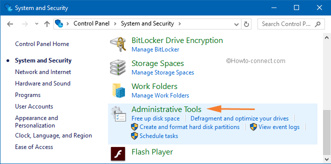 administrative tools on control panel classic view administrative tools on control panel classic view