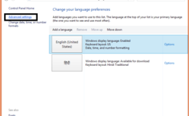 Switch between Languages in Windows 8.1using Keyboard - Tips