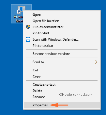 How to Make Advanced Startup Options Shortcut in Windows 10