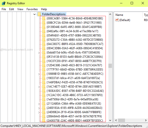 List of Entire Shell Commands in Windows 10
