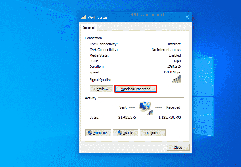 automatically Switch to Strongest WiFi - Click WiFi Properties