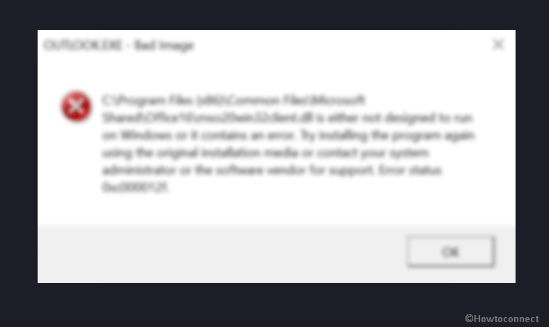bad image error windows 11