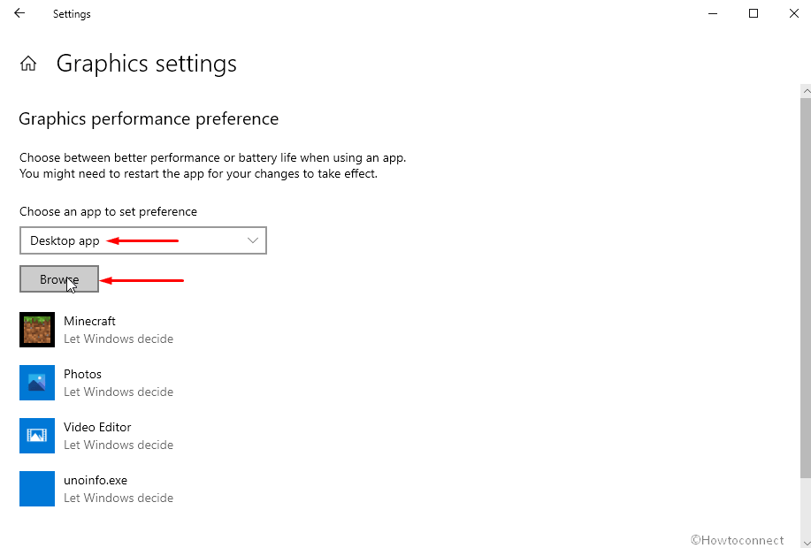 browse desktop app