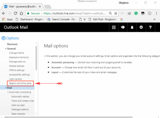 How to change default language in outlook step by step
