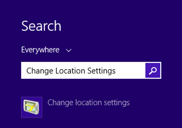 change location settings in charm How to Configure Location Settings on Windows 8.1 - Tips