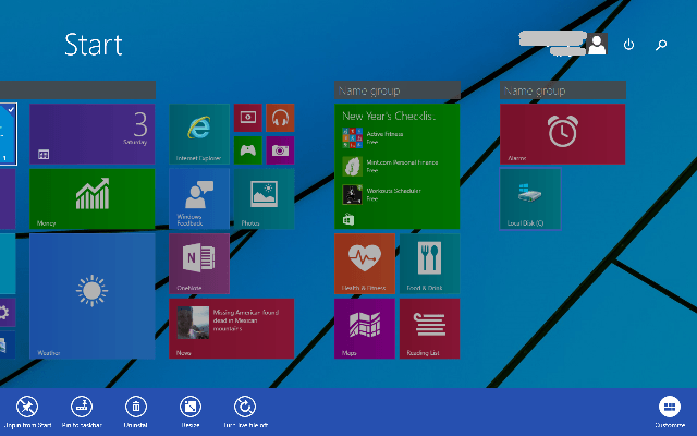 choose Unpin from Start option and unpin the pinned item from the Start Screen