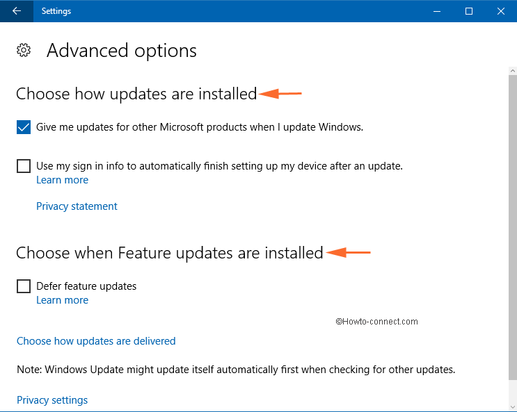 Customize Windows Update on Windows 10