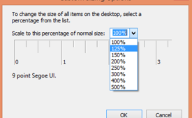How to Resize All Items on Windows 8 Desktop