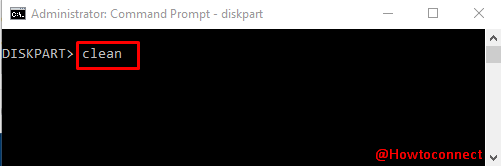 clean command