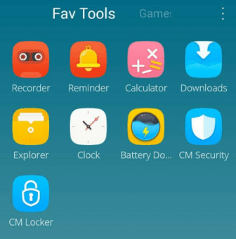 cm launcher android app fav tool