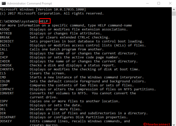 complete list of command prompt commands