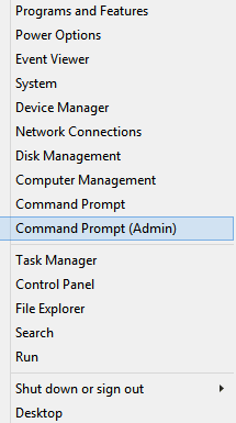 command prompt on power user menu Enable Disable Built-in Hidden Administrator Account in Windows 8.1