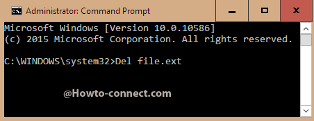 Forcibly Delete Files on Windows 10 via command prompt