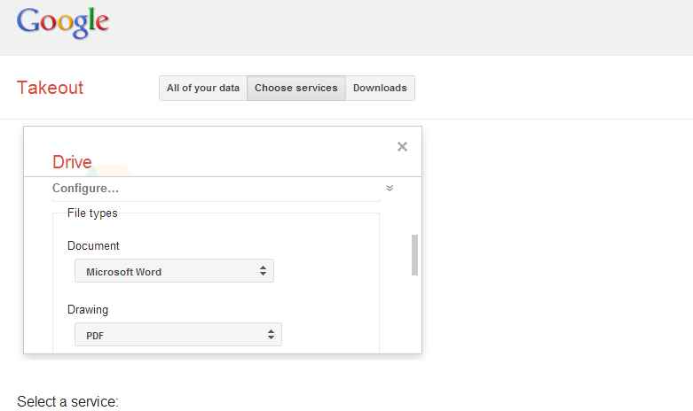 Google takeout para que sirve