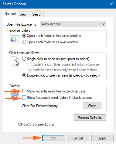 customize privacy settings