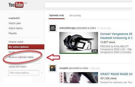 delete watched youtube videos delete watched youtube videos
