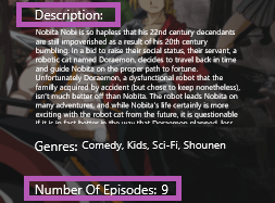 description on the animewatcherx
