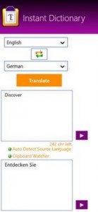 Instant Dictionary for Windows 8