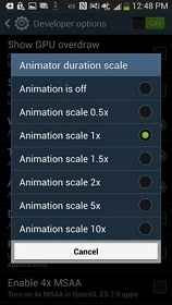 disable animation on galaxy s4 disable animation on galaxy s4