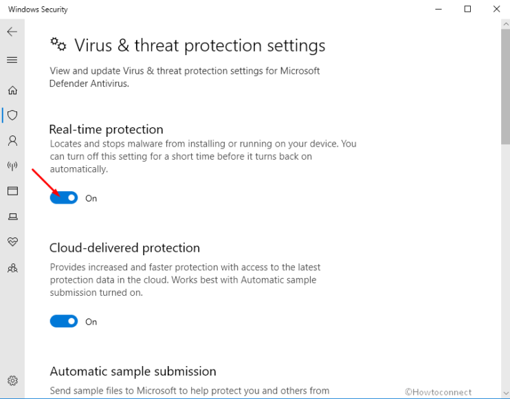 How to Disable / Enable Virus & Threat Protection in Windows 10