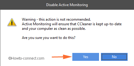 disable active monitoring