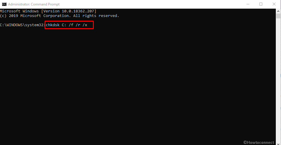 disk checking command line