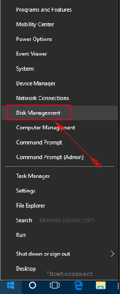 disk management option in power user menu disk management option in power user menu