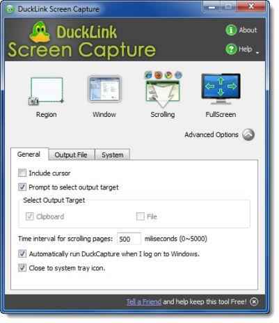 ducklink screen capture tool