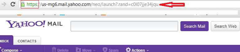 enable yahoomail with ssl