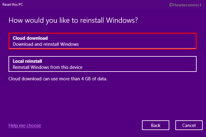 error 0x800f0984 - reset Cloud