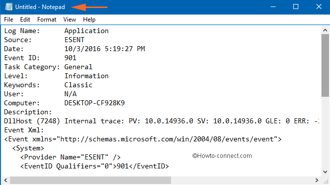 error transcript of the log in notepad error transcript of the log in notepad