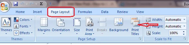 excel page layout image