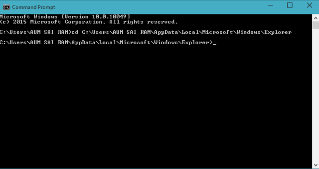 explorer path on command prompt explorer path on command prompt
