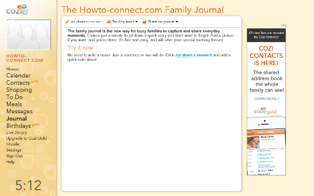family journal Cozi Family Organizer Windows 8 App - Manage Life in Better Way