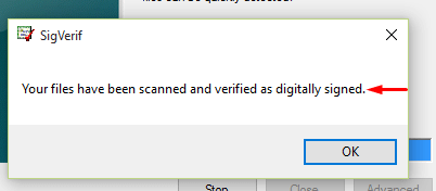 find the System Files Not Digitally Signed on Windows 10 image 4