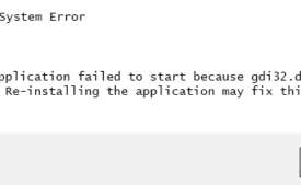 gdi32full.dll error This application failed to start in Windows 10 Image 1