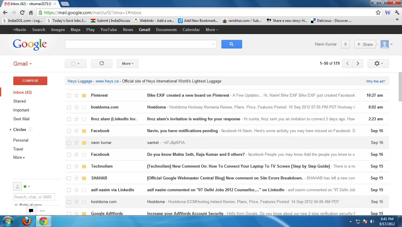 gmail login