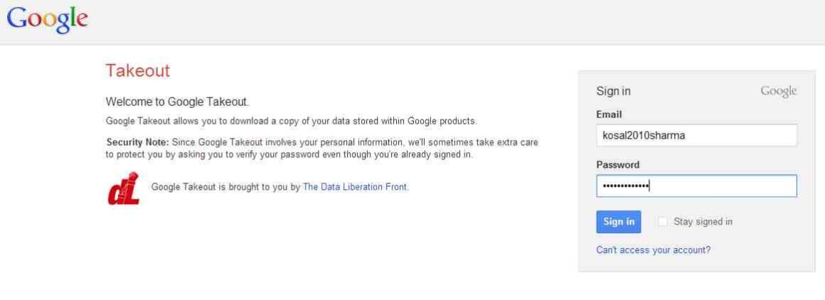 How To Get Backup Blogger Google Plus Data With Google Takeout
