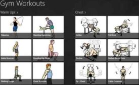 gym workout windows 8 app